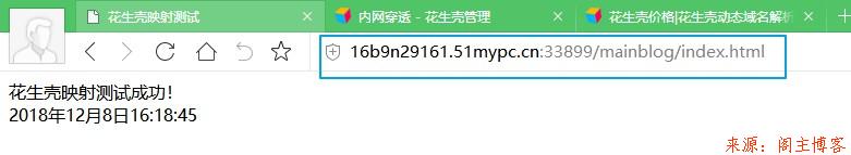 2019最新花生壳(内网穿透)搭建Web服务站点完整使用教程第32张-阁主学习小站