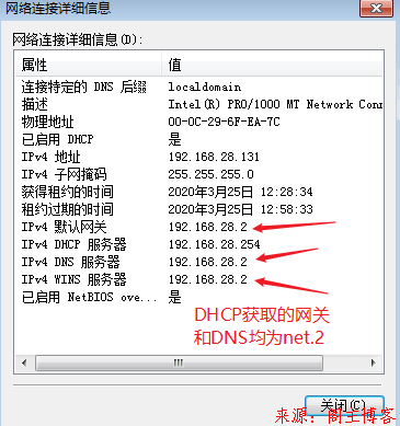 解决VM虚拟机的NAT默认网关不是192.168.X.1的问题(默认是192.168.X.2)第2张-阁主学习小站