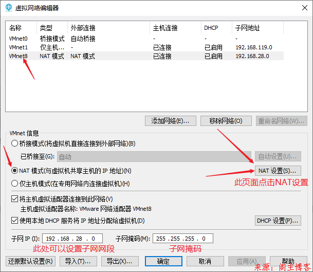 解决VM虚拟机的NAT默认网关不是192.168.X.1的问题(默认是192.168.X.2)第5张-阁主学习小站