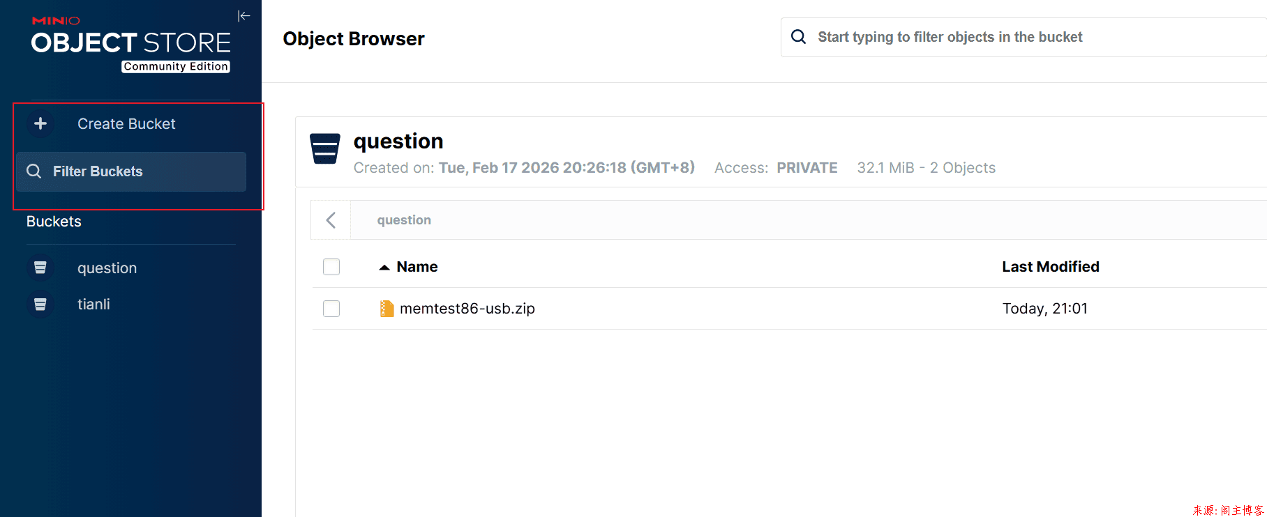 MINIO 最新版无法通过页面的控制台配置accesskey第2张-阁主学习小站